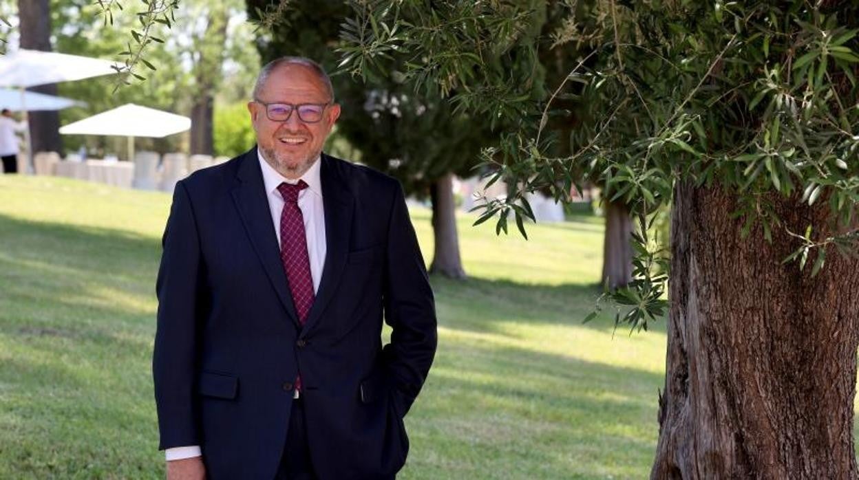 Manuel Torralbo, en el campus de Rabanales tras el acto del 50 aniversario de la UCO