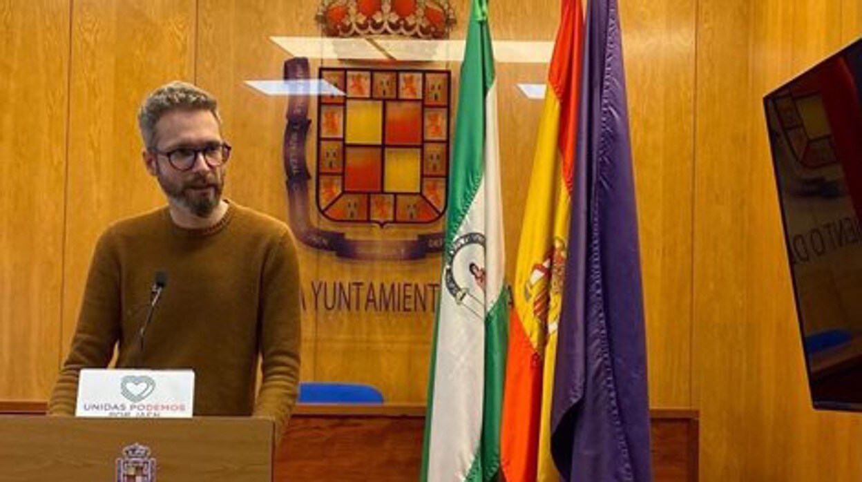 El portavoz de UP por Jaén, Javier Ureña