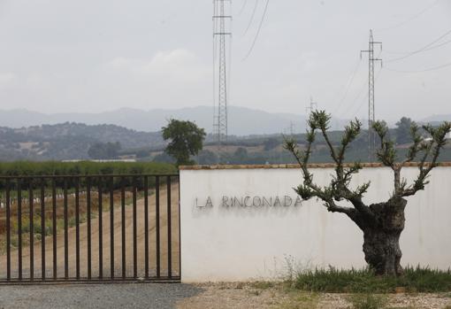 Entrada a la finca