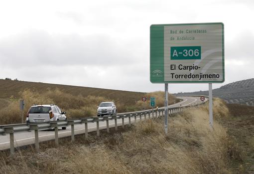 La Junta de Andalucía licita las obras de una primera fase de arreglo de la A-306 entre Córdoba y Jaén