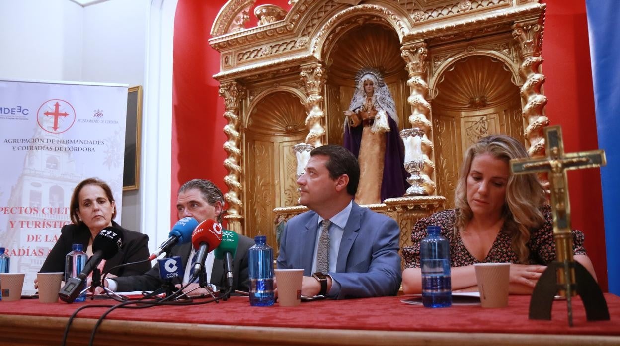 Presentación del encuentro en la sede de la Agrupación de Cofradías de Córdoba