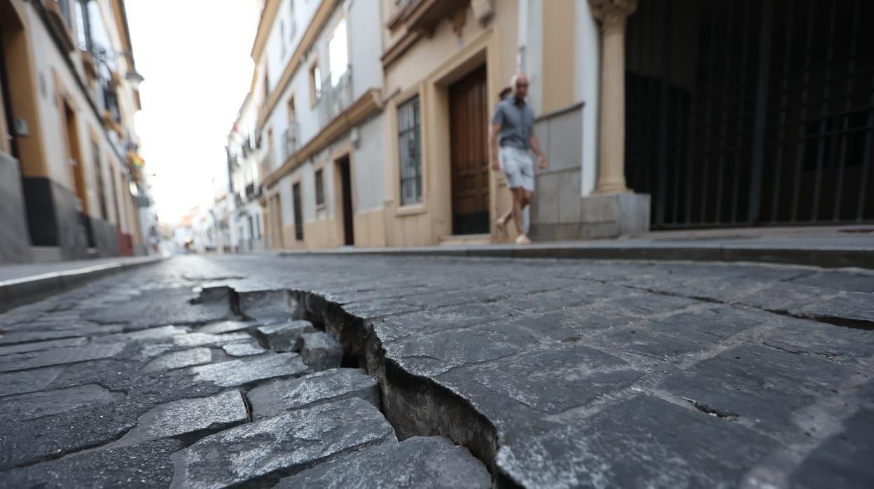 Socavón en Alfaros