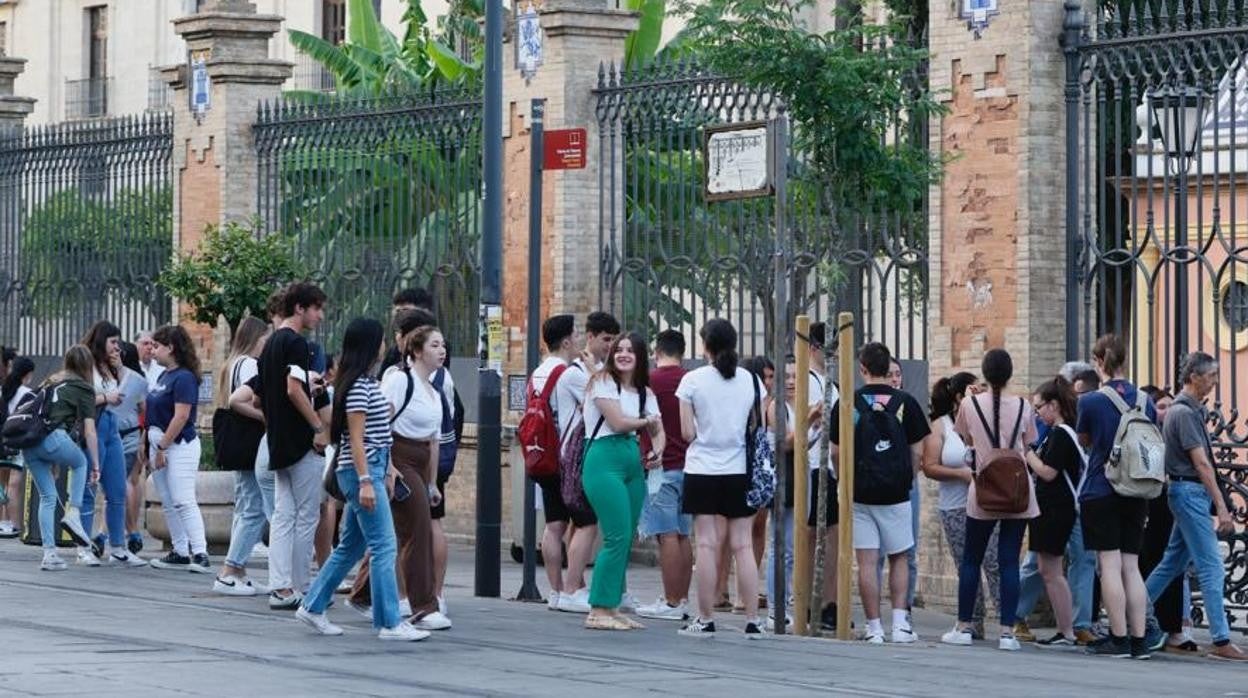 Pruebas de la Selectividad en Sevilla