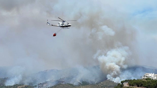 El incendio de Pujerra en Sierra Bermeja se ocasionó por una imprudencia con maquinaria pesada