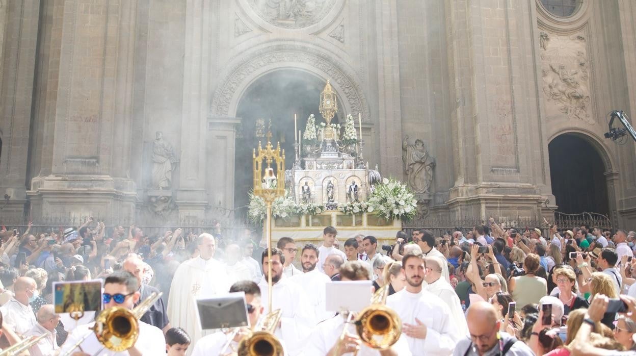 Salida de la custodia del Corpus este jueves en Granada