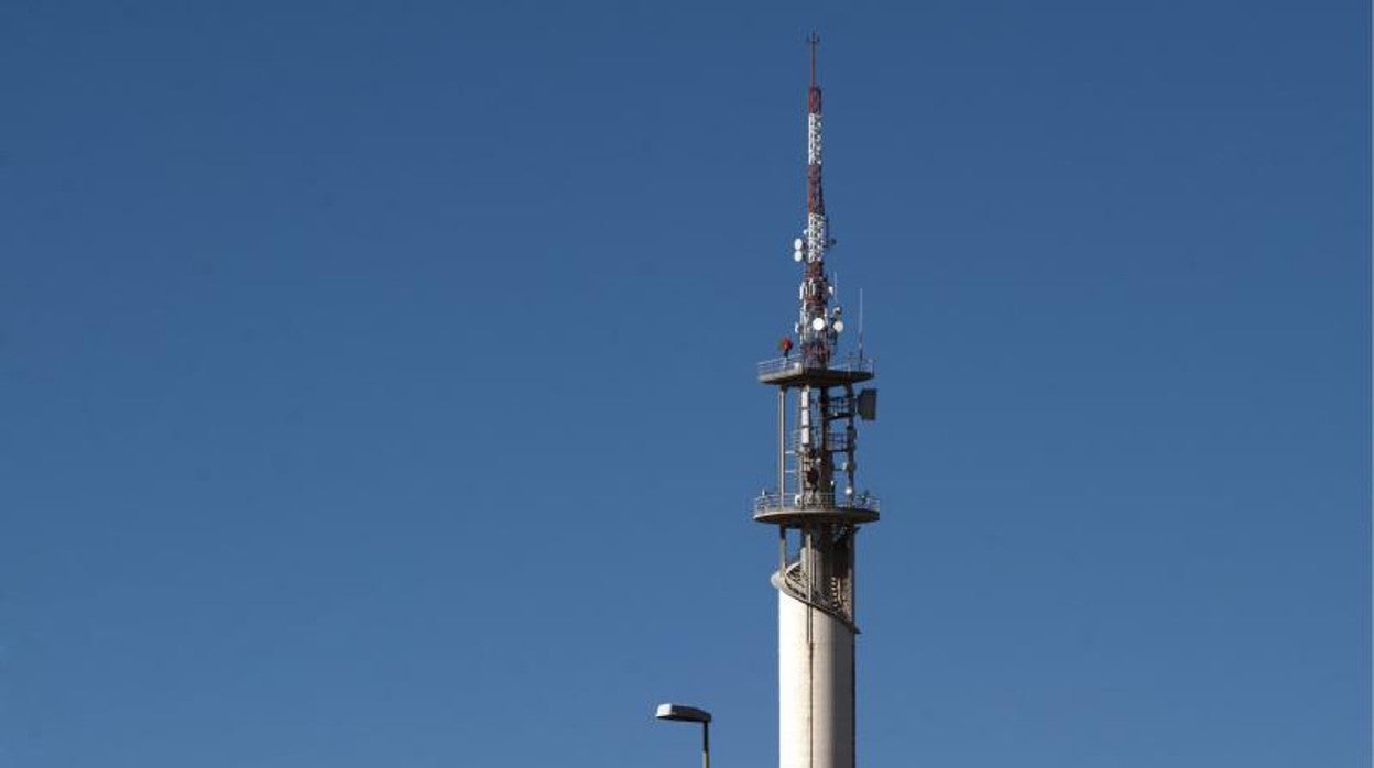 Emisora de la cadena pública de televisión en su sede de Tomares