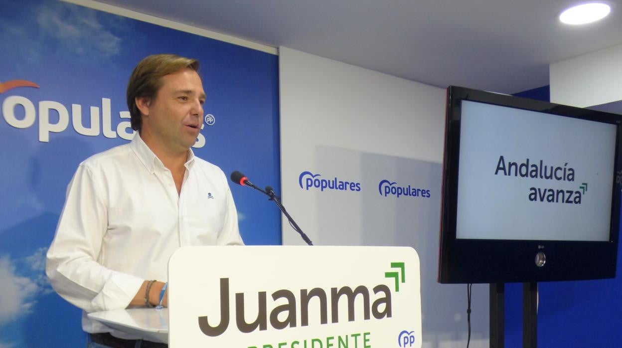 Antonio Repullo, durante la rueda de prensa de este jueves