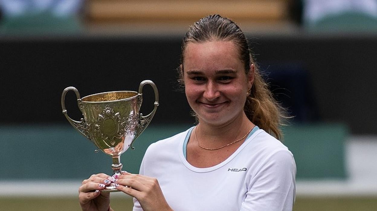 La joven ucraniana Daria Snigur, campeona de Wimbledon júnior 2019