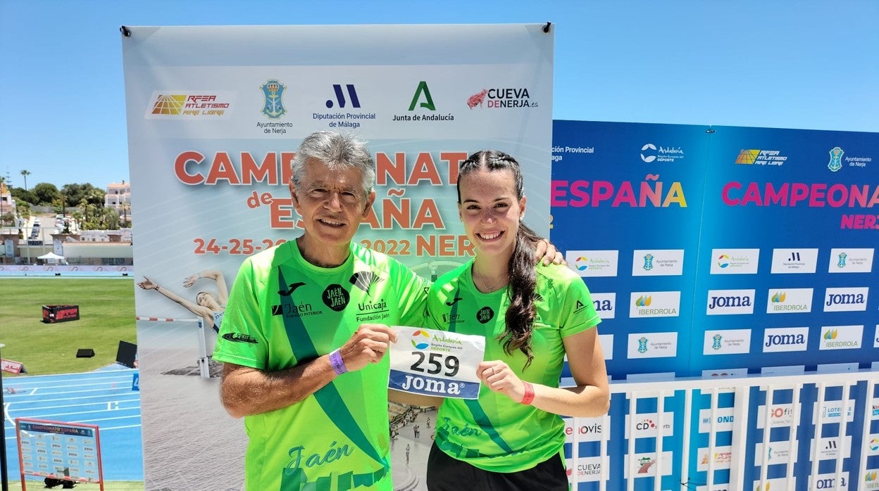 Carmen Avilés durante el Campeonato de España en Nerja