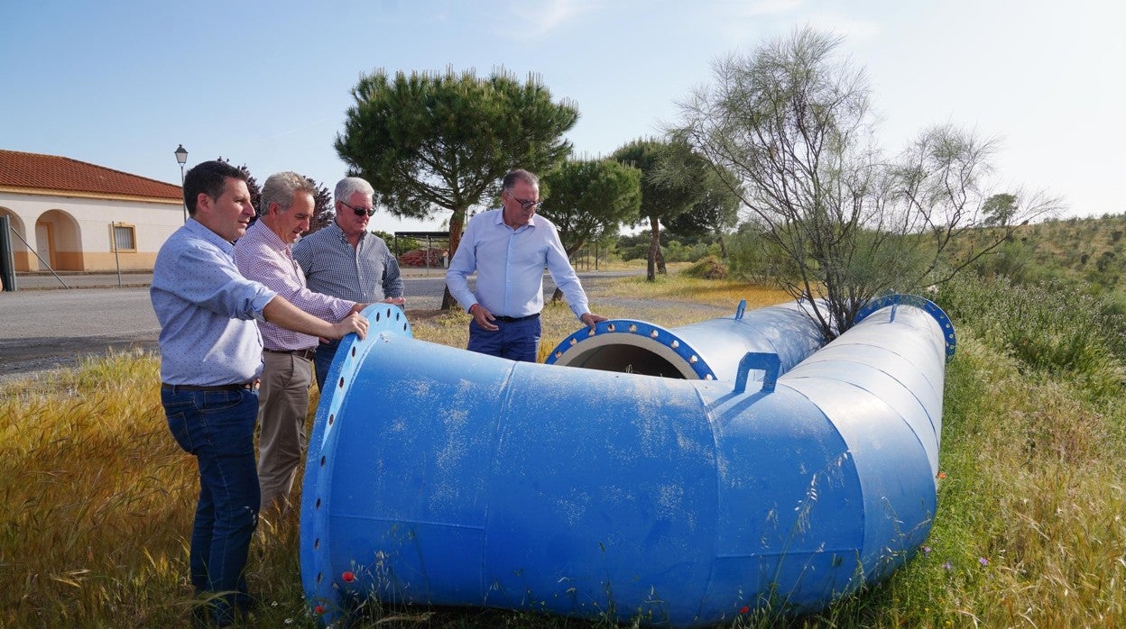 Tuberías para la conexión de La Colada con Sierra Boyera