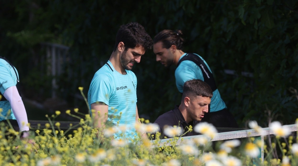 Bernardo Cruz durante un entrenamiento en la Ciudad Deportiva