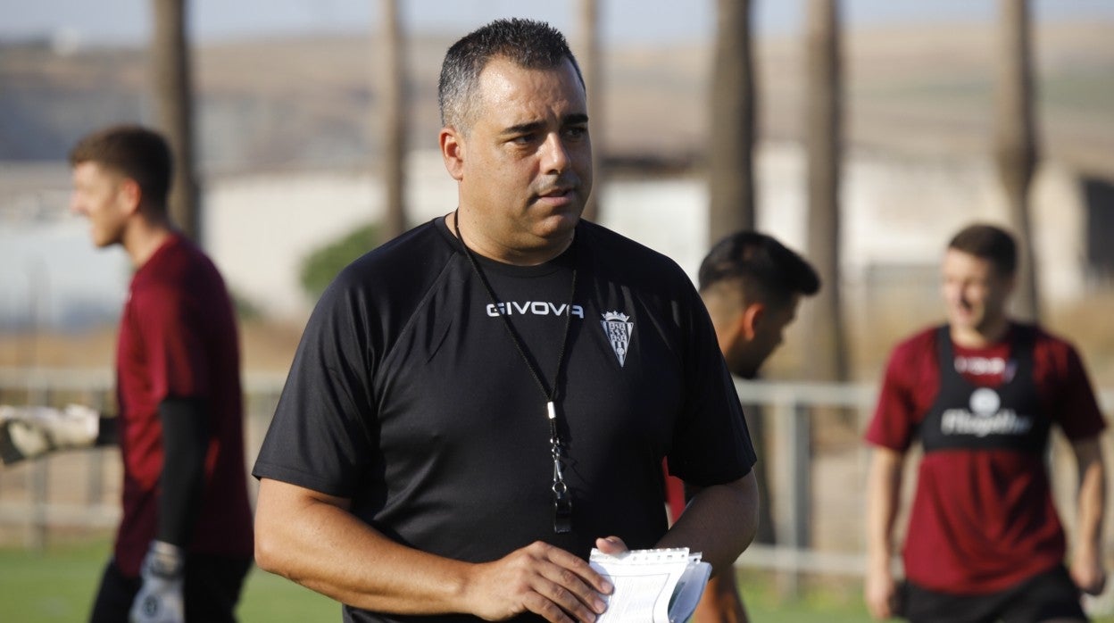 El entrenador del Córdoba CF, Germán Crespo