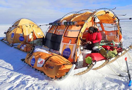 El Trineo de Viento, vehículo inspirado en los inuit.