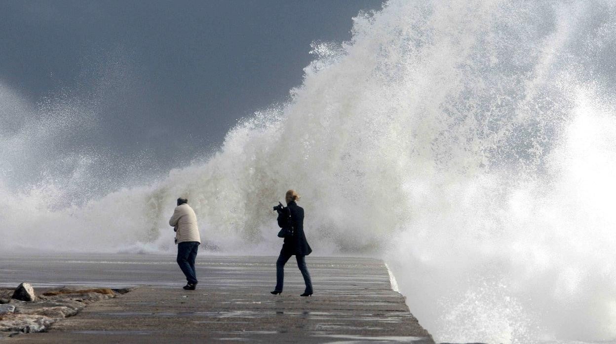 Temporal en el Mediterráneo.