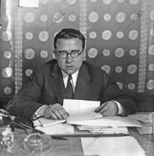 Santiago Carrillo, consejero de Orden Público en 1936