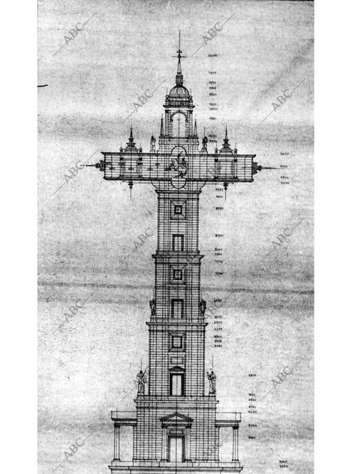 Proyecto de la cruz de Pedro Muguruza