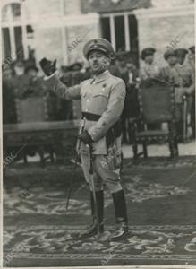 Franco, en 1931, en la Academia Militar de Zaragoza