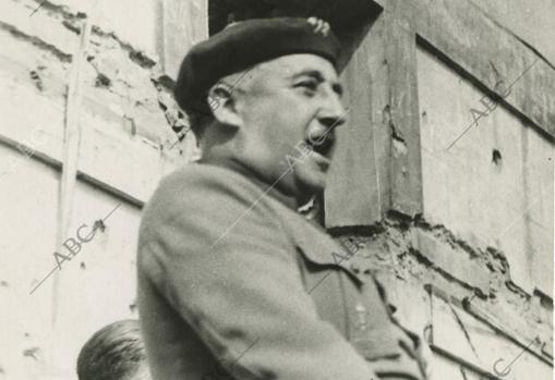 Franco, durante la Guerra Civil