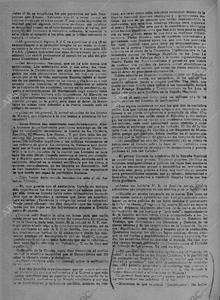 Segunda página de la entrevista a Franco