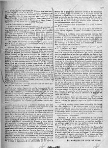 Tercera página de la entrevista a FrancoARCHIVO