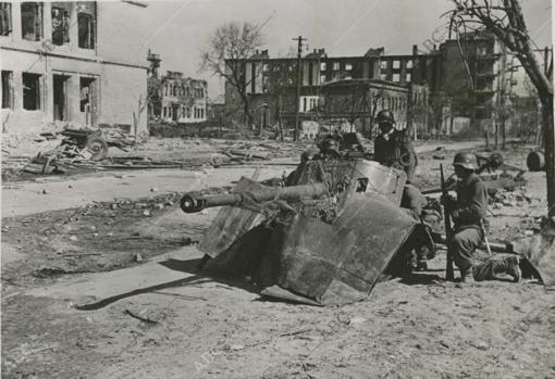 Defensas alemanas en la ciudaqd