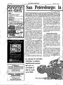 Reportaje sobre la votación del cambio de nombre de Leningrado