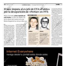 Noticia sobre Pertur de 2008