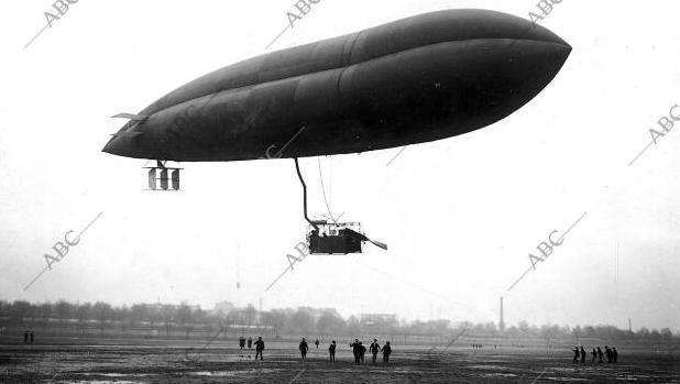 El dirigible español 'Torres Quevedo'