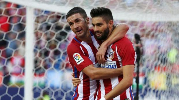 Carrasco lidera el festival del Atlético