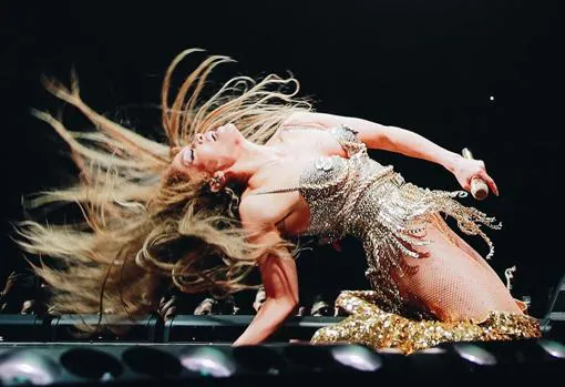 Jennifer Lopez en una de sus actuaciones de 2019
