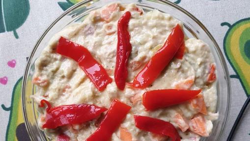 Ensaladilla rusa de bonito.