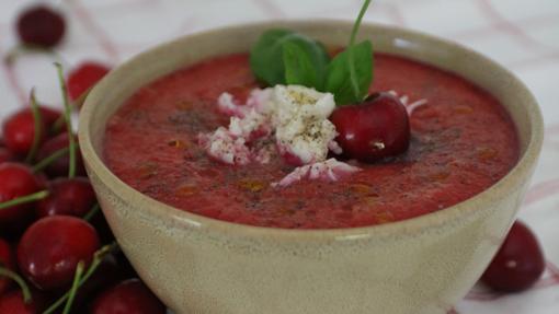 Gazpacho de cerezas