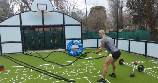 Actividad al aire libre en las instalaciones de David Lloyd