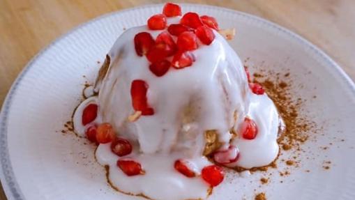 Mug cake de manzana asada.