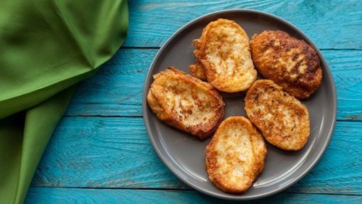 Torrijas con pan integral.