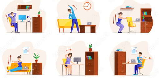 Hacer micro pausas activas ayudará a prevenir el dolor de espalda.