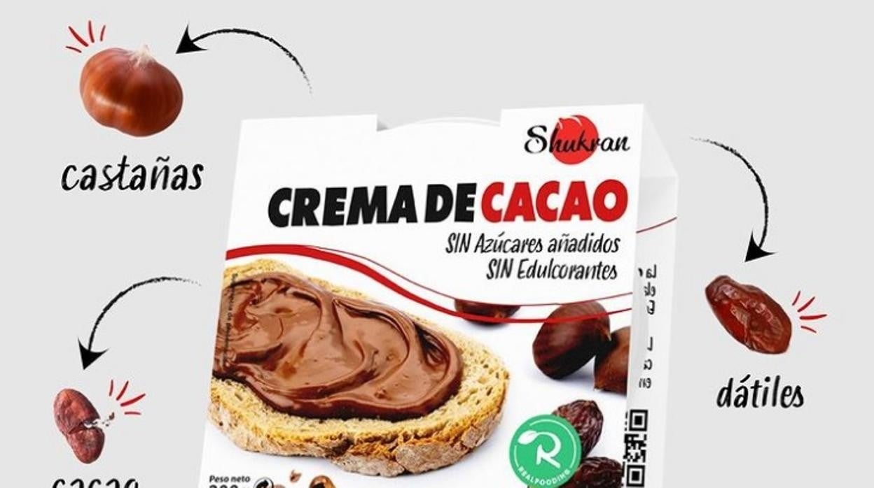 Imagen promocional de la polémica crema de cacao