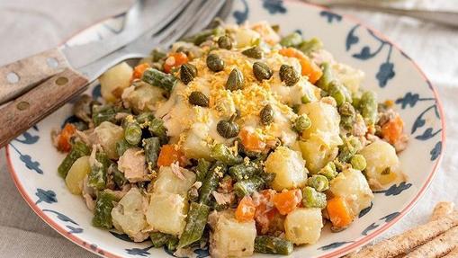 Ensaladilla de judías verdes.