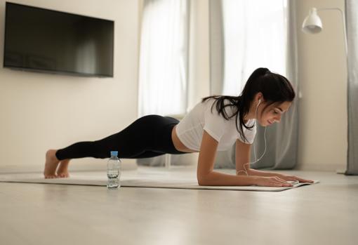 Plancha de antebrazos.