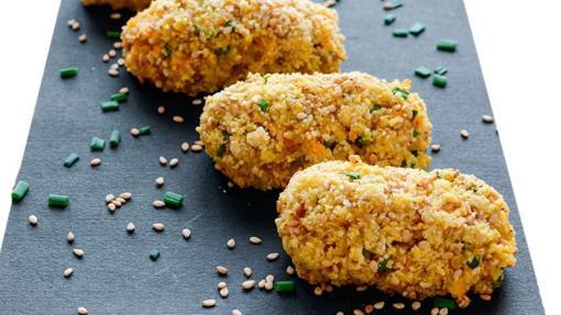 Croquetas de quinoa.