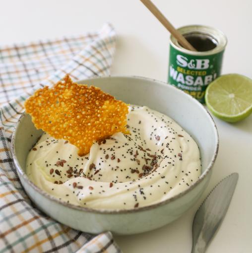 Mayonesa a base de aquafaba.