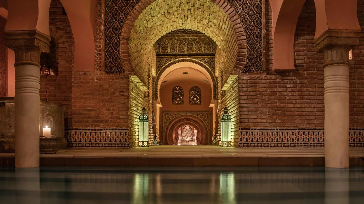 Una de las estancias de Hammam Al Andalus en Granada.