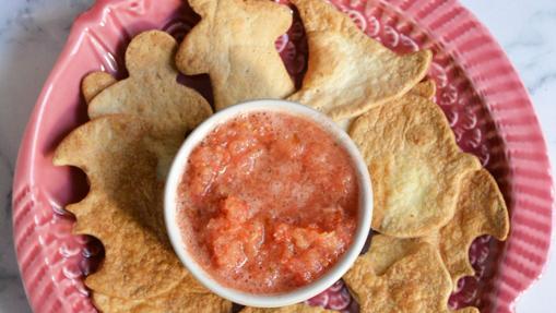 Nachos de Halloween.