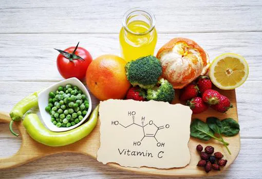 Alimentos con Vitamina C.