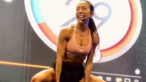 Andrea de Ayala durante su clase de bootcamp en Studio 1