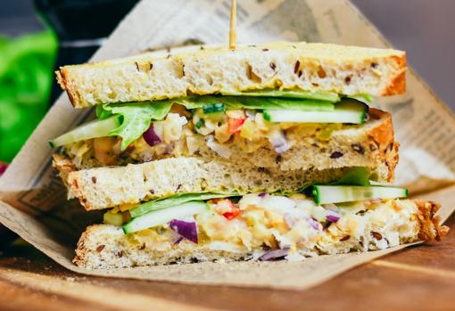 Sandwich vegetal.