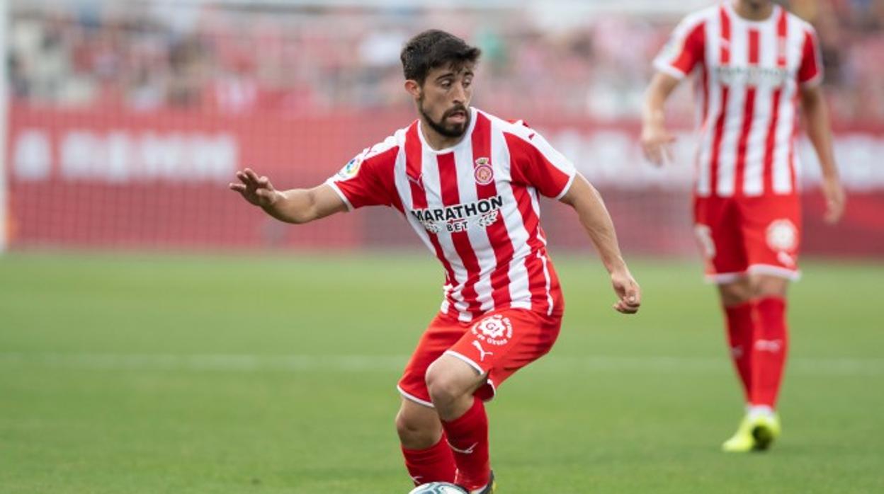 Jairo Izquierdo, en un partido con el Girona.