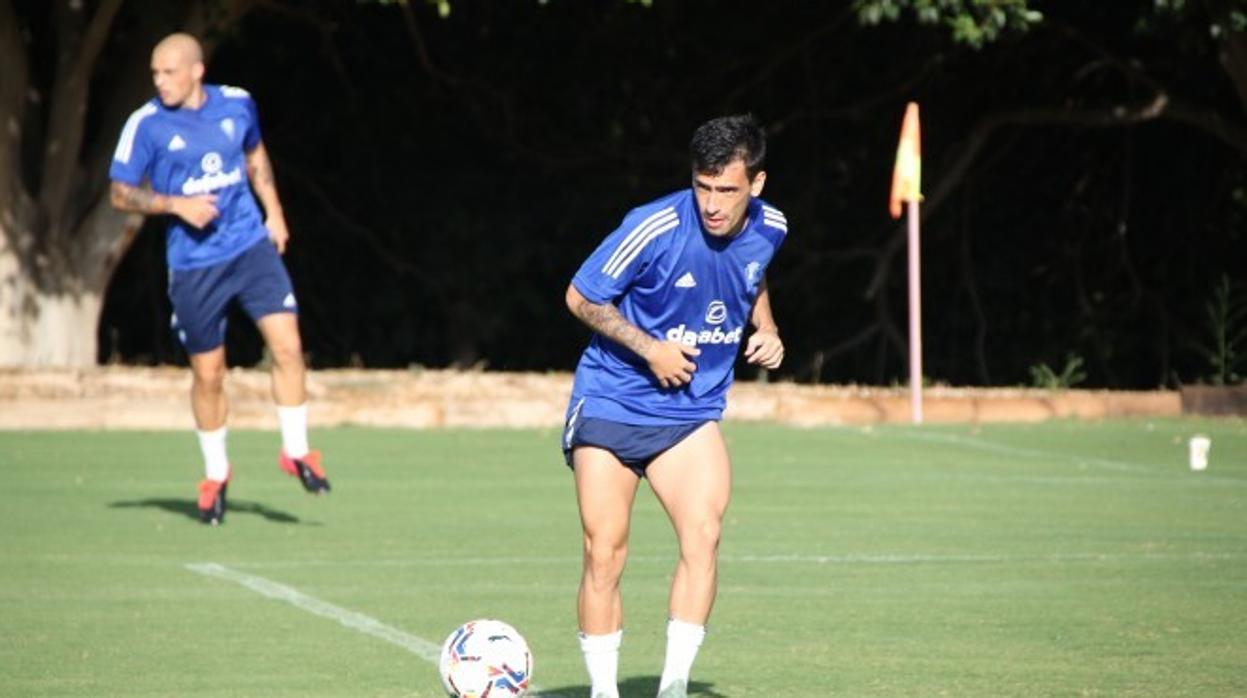 Gaspar Panadero en un entrenamiento.