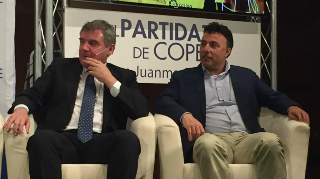 Manuel Vizcaíno y Quique Pina juntos.