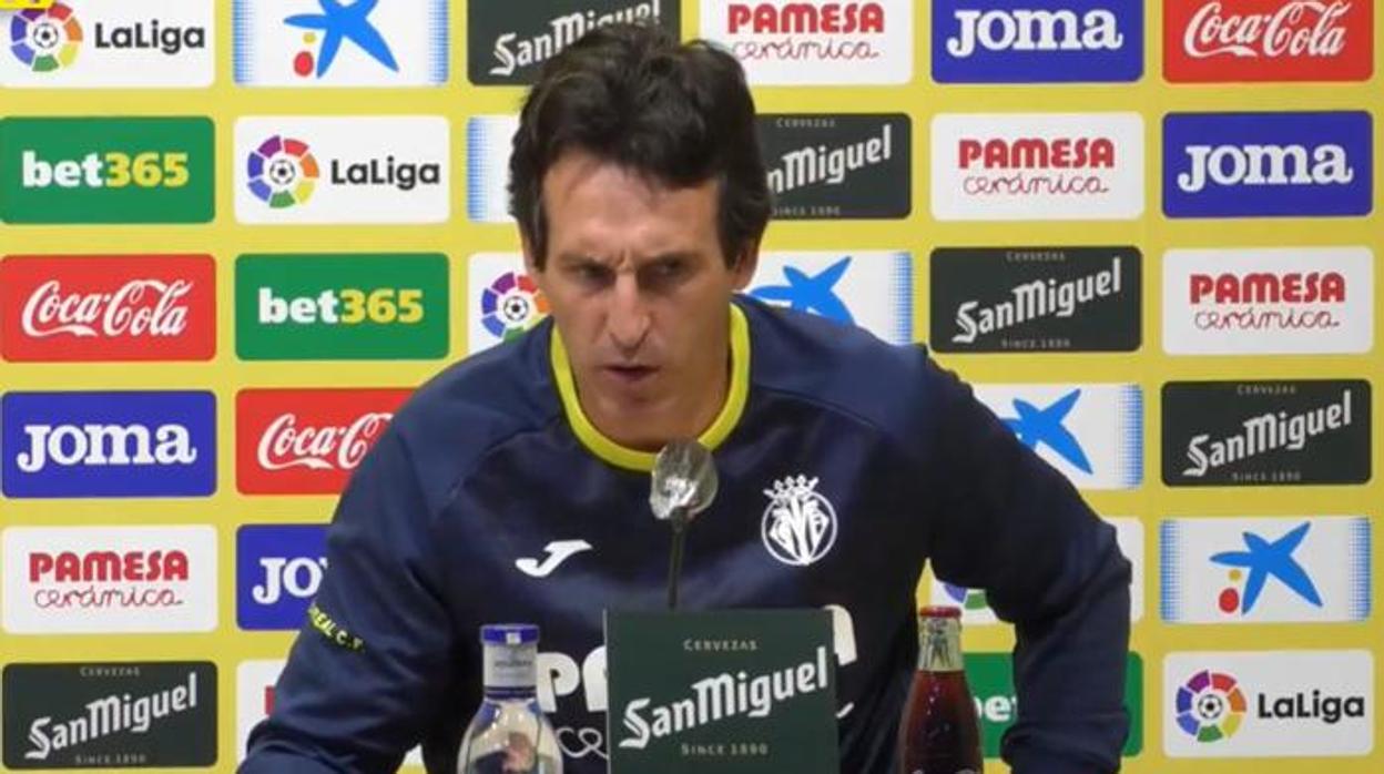 Unai Emery, técnico del Villarreal.